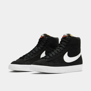 Nike Blazer Mid ’77 Suede Retro high top | BLACK WITH WHITE